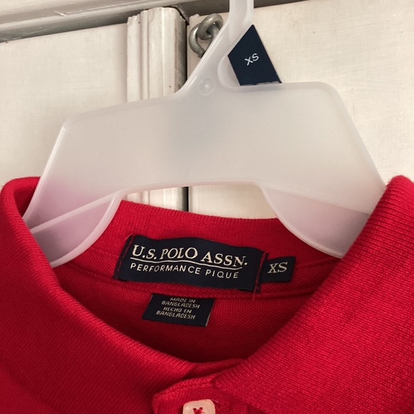 US POLO ASSN. RED POLO SHIRT - Picture 6 of 17